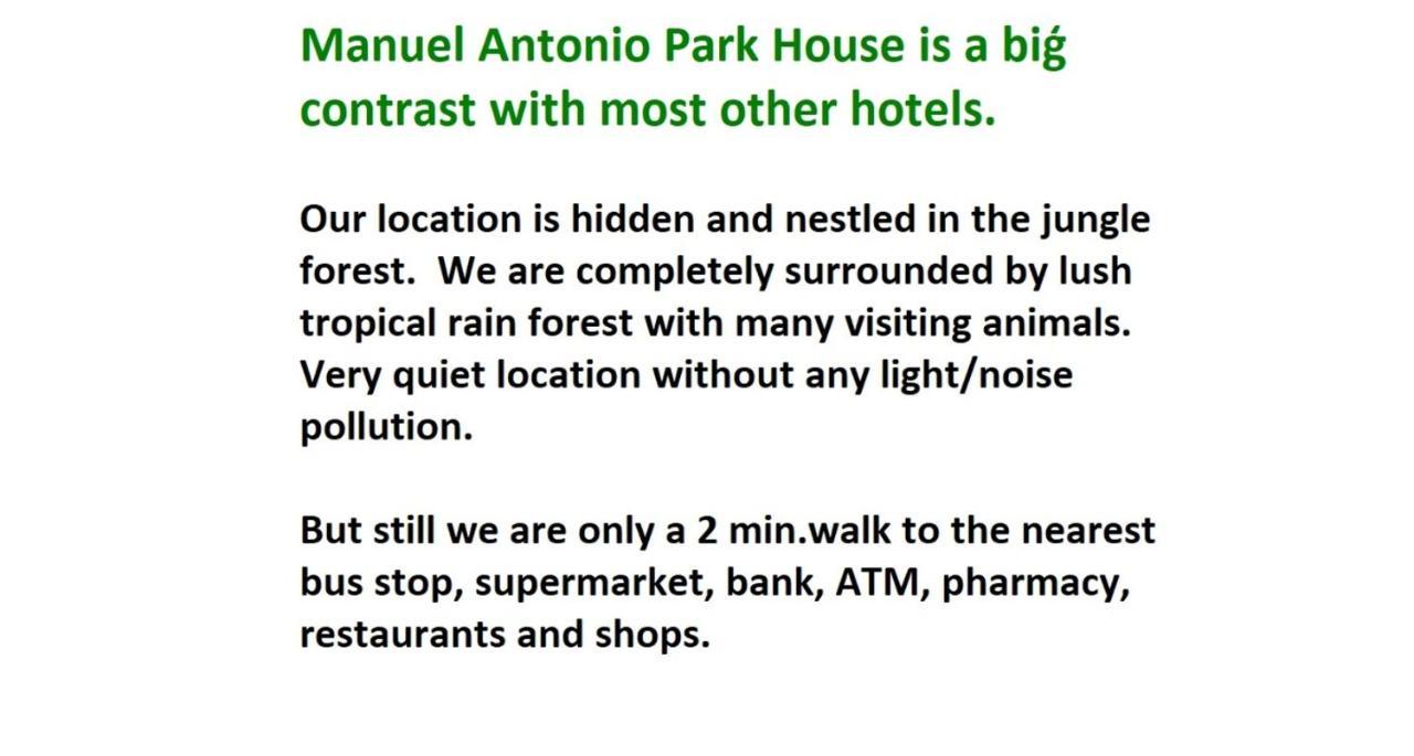 Manuel Antonio Park House - Adults Only Hotel Bagian luar foto